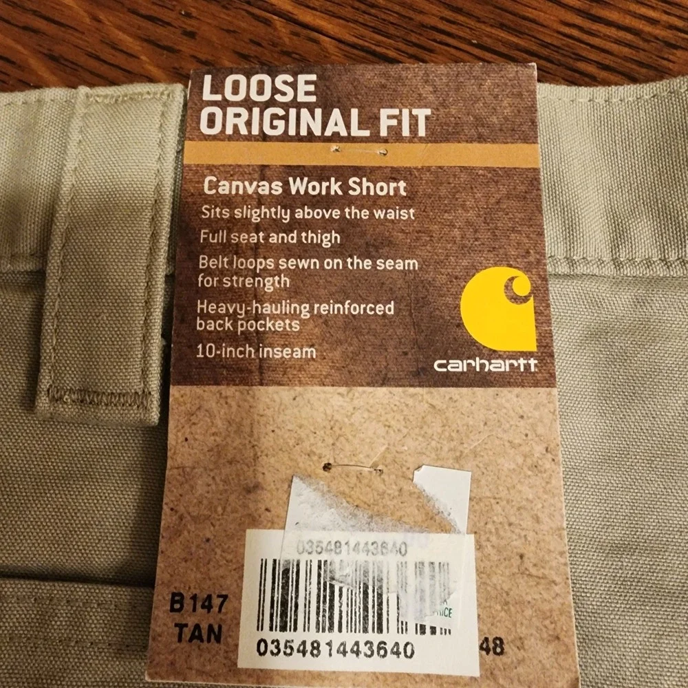 Carhartt Men's Shorts relaxed fit size 48 Classic Style Casual Versatile New